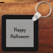 Creepy Halloween Vampire Bat Aangepast Sleutelhanger (Achterkant)
