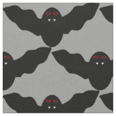 Creepy Halloween Vampire Bat Craft Fabric. Stof (Close Up)