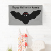 Creepy Halloween Vampire Bat Custom Banner (Insitu)