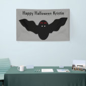 Creepy Halloween Vampire Bat Custom Banner (Beurs)