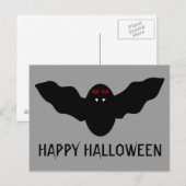 Creepy Halloween Vampire Bat Custom Briefkaart (Voorkant / Achterkant)