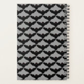 Creepy Halloween Vampire Bat Custom Planner (Achterkant)