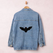 Creepy Halloween Vampire Bat Denim Jacket (Hangar)