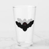 Creepy Halloween Vampire Bat Glas (Achterkant)