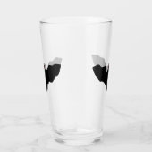 Creepy Halloween Vampire Bat Glas (Rechts)