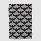Creepy Halloween Vampire Bat Golf Towel Golfhanddoek (Voorkant)
