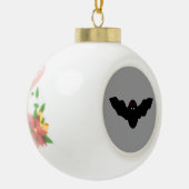 Creepy Halloween Vampire Bat Ornament (Links)