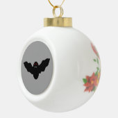 Creepy Halloween Vampire Bat Ornament (Rechts)