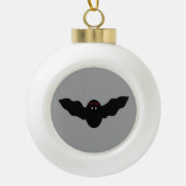 Creepy Halloween Vampire Bat Ornament (Voorkant)