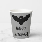 Creepy Halloween Vampire Bat Papieren Bekers (Achterkant)