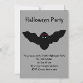 Creepy Halloween Vampire Bat Party nodigt uit Magnetische Uitnodiging (Voorkant)