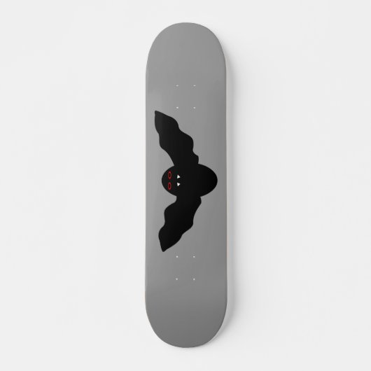 Creepy Halloween Vampire Bat Skateboard (Voorkant)