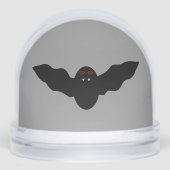 Creepy Halloween Vampire Bat Sneeuwbol (Voorkant)