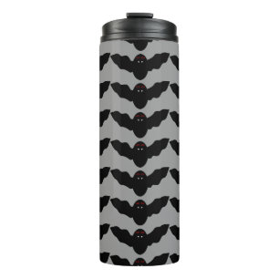 Creepy Halloween Vampire Bat Thermal Tumbler Thermosbeker