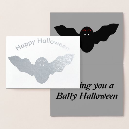 Creepy Halloween Vampire Folie Kaart (Display)