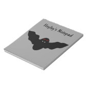 Creepy Halloween Vampire  laptop Notitieblok (Linkerzijde)