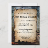 Creepy Haunted House en zijn Ghost Owner - Macabre Kaart (Achterkant)