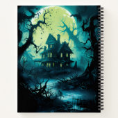 Creepy Haunted House Halloween Notitieboek (Achterkant)