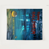 Creepy Haunted House Halloween Party Achtergrond Wandkleed (Voorkant (horizontaal))