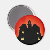 Creepy Haunted House Magneet (Voorkant / Achterkant)