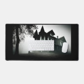 Creepy Haunted Mansion Dark Bureaumat (Keyboard & Muis)