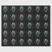 Creepy Heart Human Anatomy Witchy Emo Pastel Gothi Cadeaupapier (Vlak)