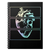 Creepy Heart Human Anatomy Witchy Emo Pastel Gothi Notitieboek (Voorkant)