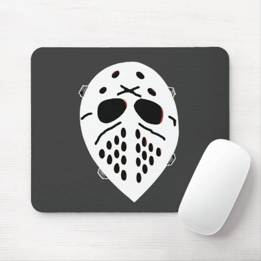 Creepy Hockey Mask Producten Muismat (Met muis)