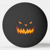 Creepy Hollow Halloween Evil Jack o'Lantern Pingpongbal (Voorkant)