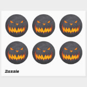 Creepy Hollow Halloween Jack o'Lantern Stickers (Vel)