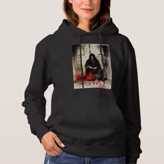 Creepy Hoodie - Stephen Gammell Style (Voorkant)
