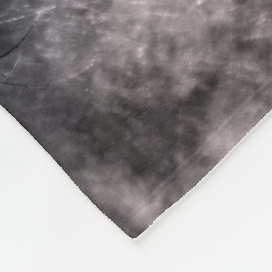 Creepy Horror Blue Eye Fleece Deken (Hoek)