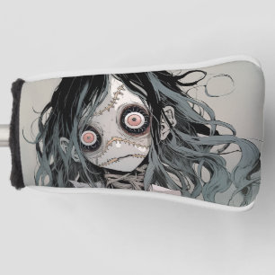 Creepy Horror Doll Esthetische Anime Girl Golfheadcover