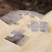 Creepy Horror Doll in Sepia Tones Legpuzzel (Zijkant)