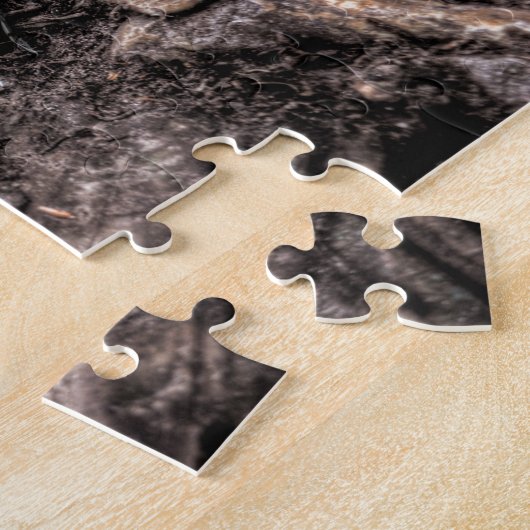 Creepy Horror Skeleton in Sepia Tones Legpuzzel (Zijkant)