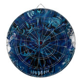 Creepy Horror Skull Dartbord (Voorkant)