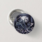 Creepy ik gebruik om mens te zijn ronde button 3,2 cm (Voorkant /achterkant)