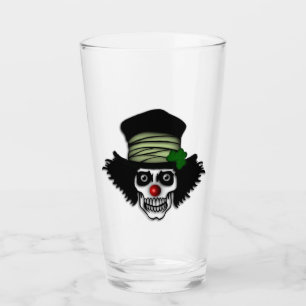 Creepy Irish Skeleton Clown Glas