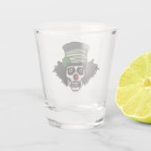 Creepy Irish Skeleton Clown Shot Glas (Achterkant)