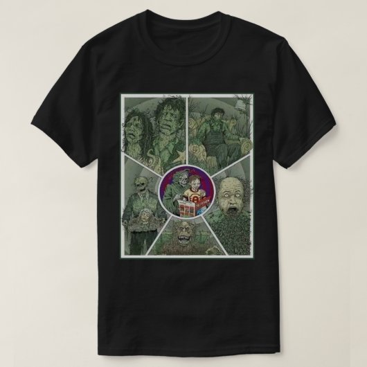 Creepy is terug Fan art geschenken T-shirt (Design voorkant)