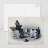  Creepy Jack in de doos Briefkaart (Voorkant / Achterkant)