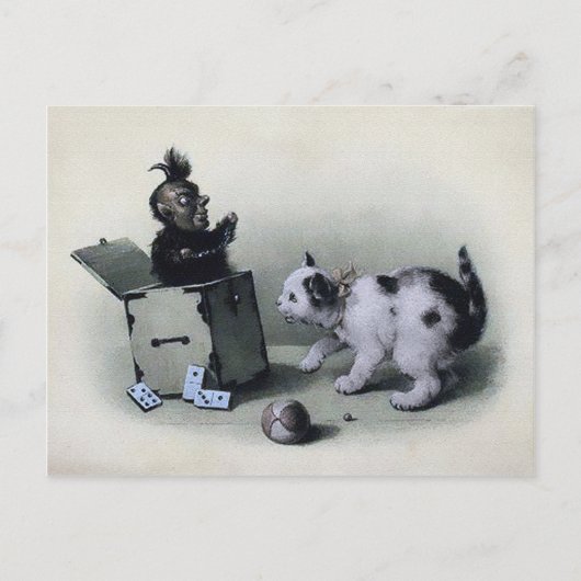  Creepy Jack in de doos Briefkaart (Voorkant)