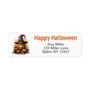 Creepy Jack-O-Lantern Etiket