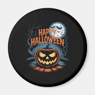 Creepy Jack O� Lantern Halloween Magneet