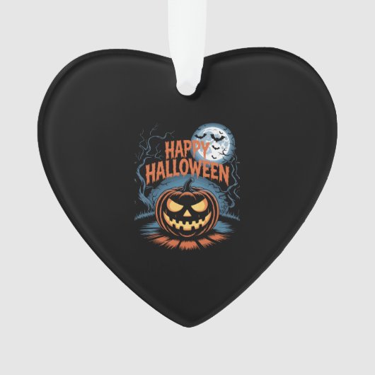 Creepy Jack O� Lantern Halloween Ornament (voorkant)