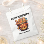 Creepy Jack o Lantern Happy Halloween Bedankzakje (Geknipt)