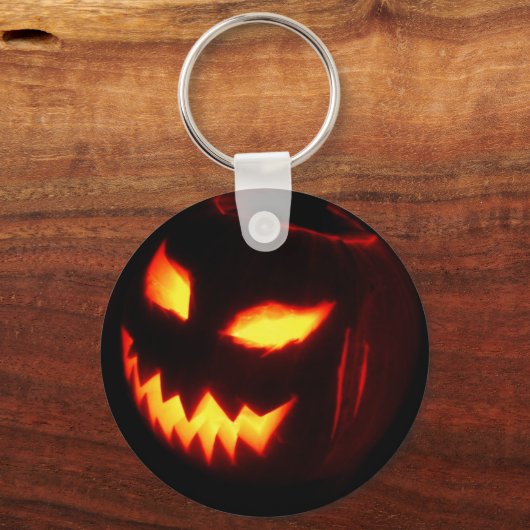 Creepy Jack o lantern pomkin Sleutelhanger (Voorkant)