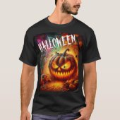 Creepy Jack-O-Lanterns Unisex T-shirt (Voorkant)