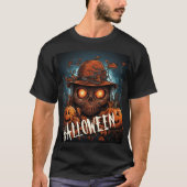 Creepy Jack-O-Lanterns Unisex T-shirt (Voorkant)