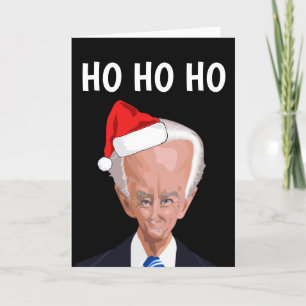 CREEPY JOE BIDEN CHRISTMAS WENSKAART FEESTDAGEN KAART